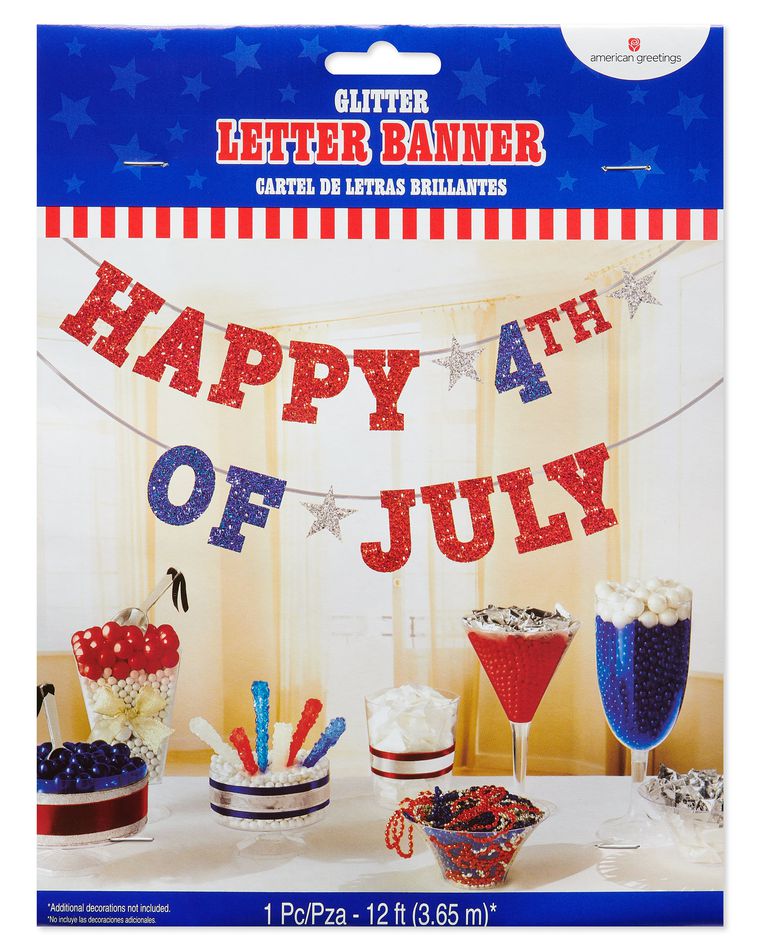 Patriotic Birthday Party Banner