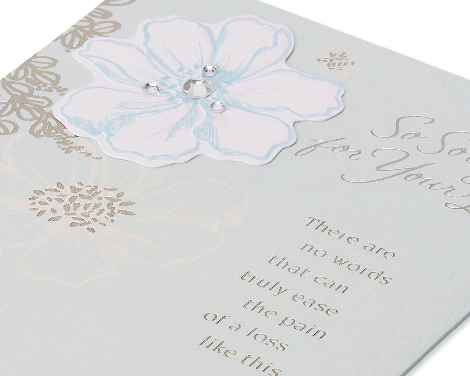 Caring Thoughts Sympathy Card 