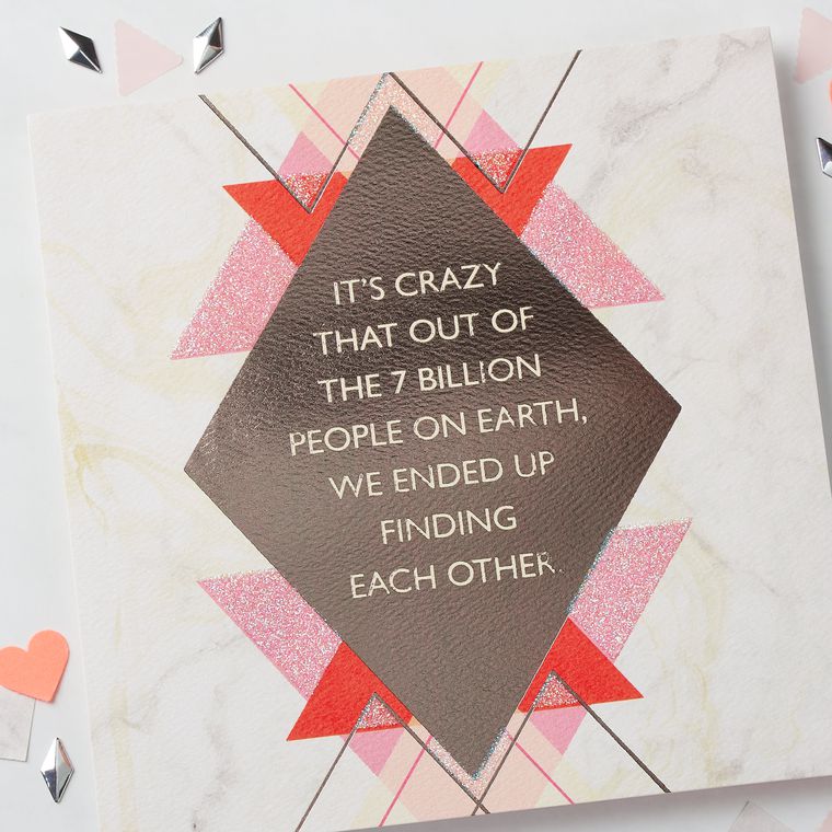 Romantic Defying the Odds Valentine's Day Card