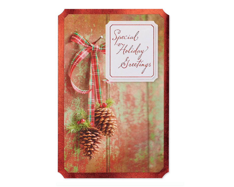 Special Holiday Greetings Christmas Card 