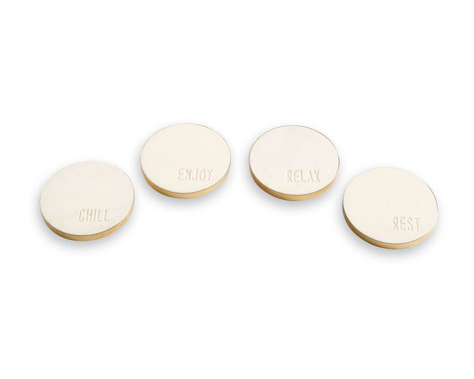 Mud Pie Marble Sentiment Coasters