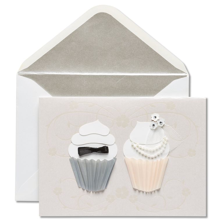Cupcakes Wedding Greeting Card