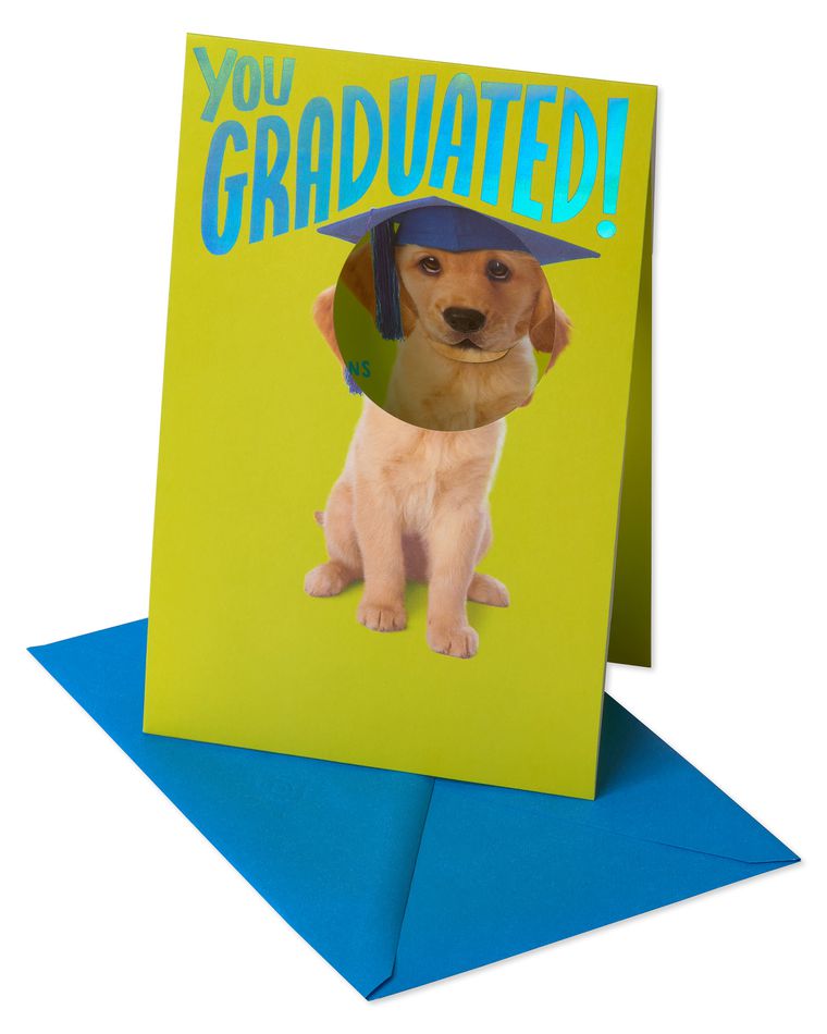 Puppy Graduation Card 