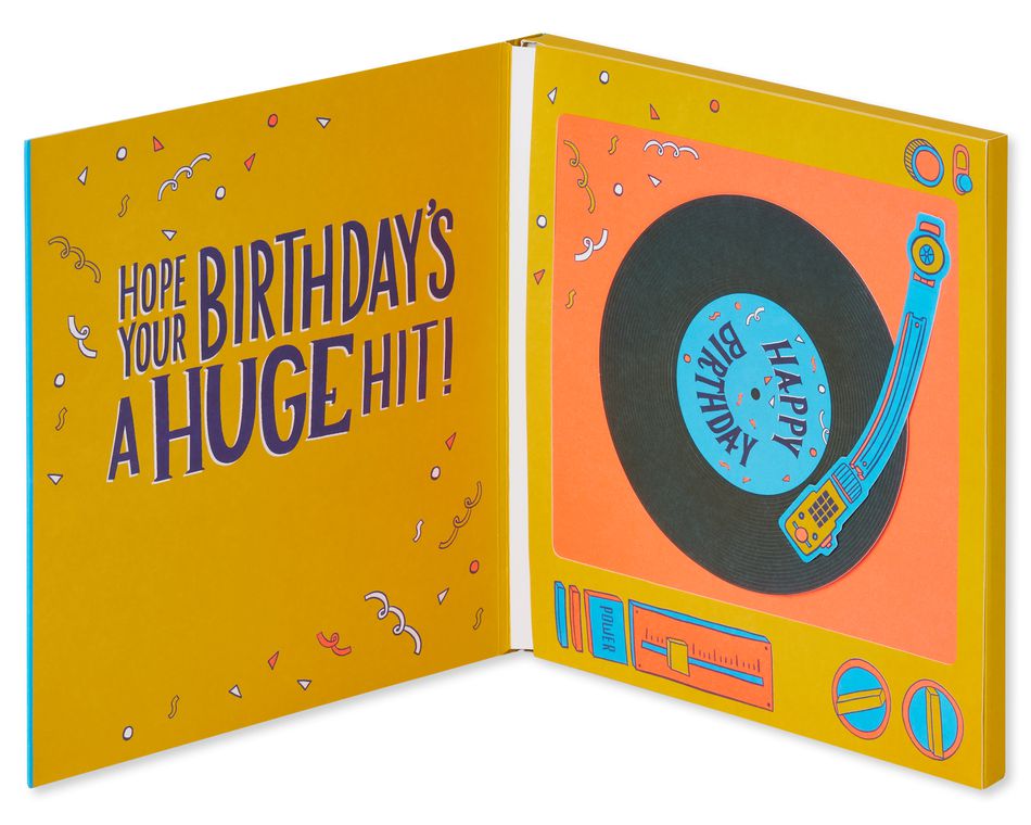 The Beatles Tabby Road Pop-Up Birthday Card with Music