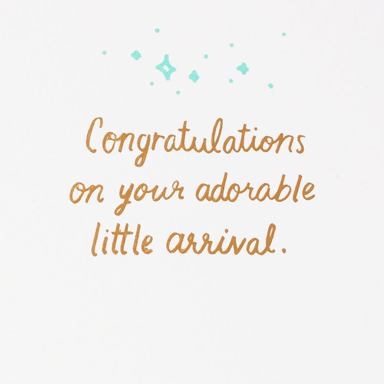 So Sweet Baby Congratulations Card