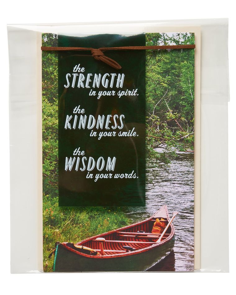 Strength Kindness Wisdom Father's Day Card