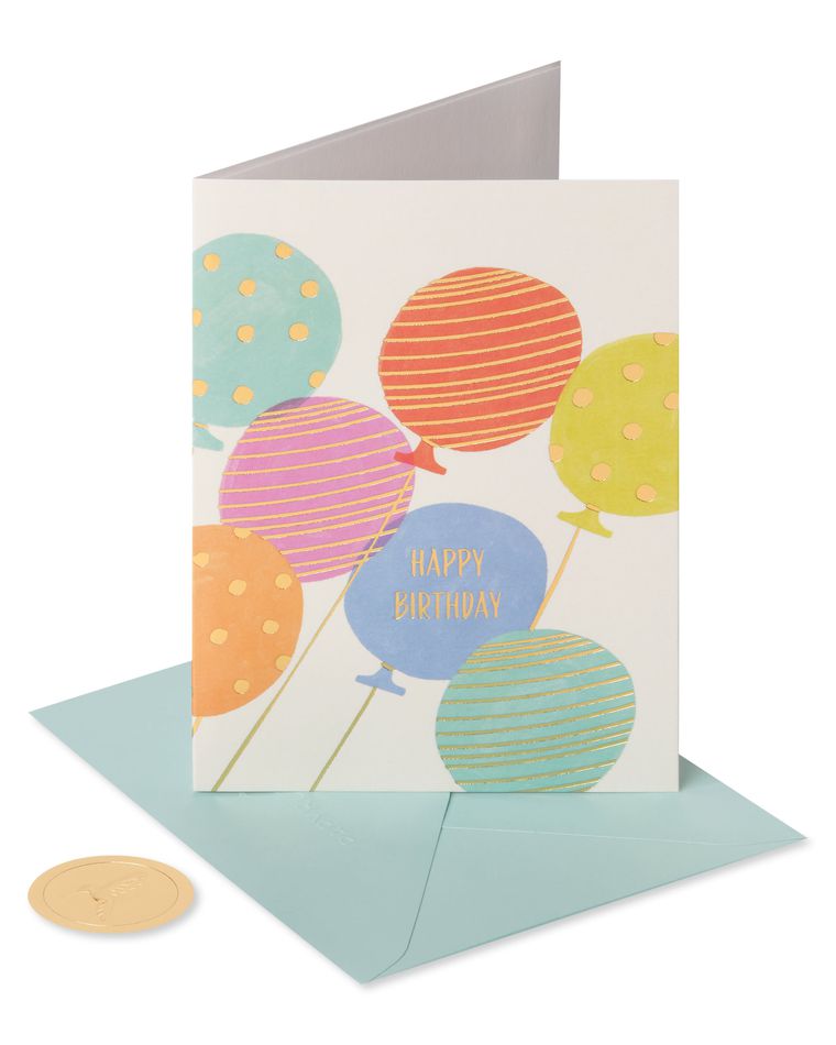 Celebrations and Happiness Birthday Greeting Card