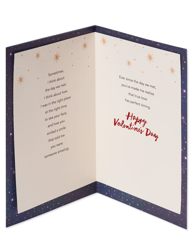 Moon and Back Valentine's Day Card