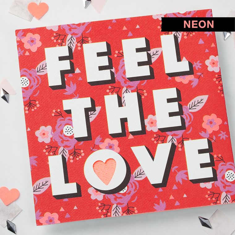 Feel the Love Valentine's Day Card