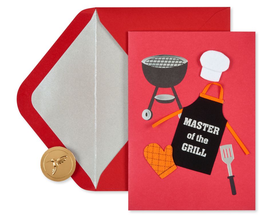 Master of the Grill Father's Day Greeting Card 