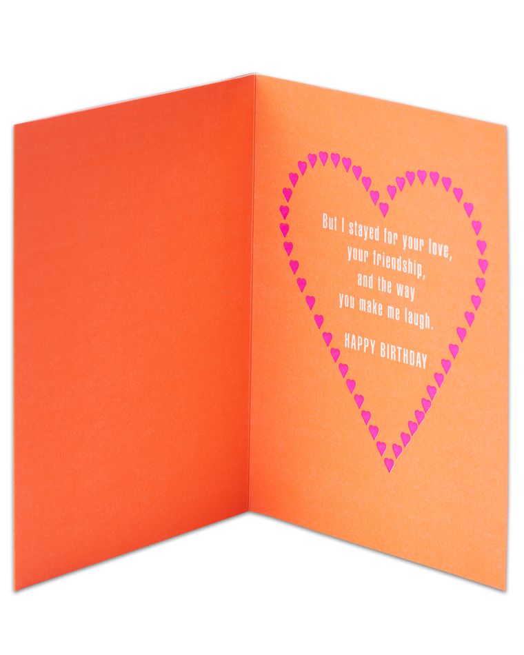 Romantic Cute Tush Birthday Card
