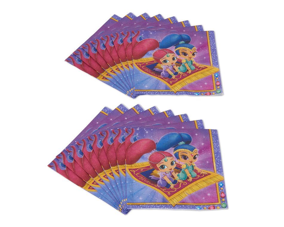Shimmer and Shine Lunch Napkins- 16 Count