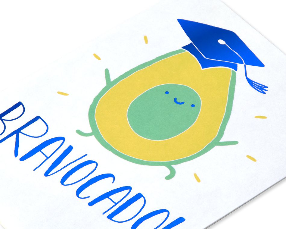 Bravocado Graduation Card