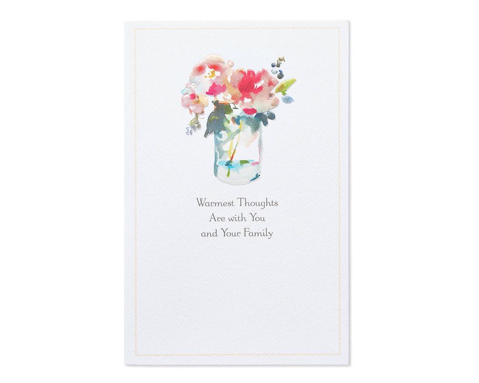 Warmest Thoughts Sympathy Card 