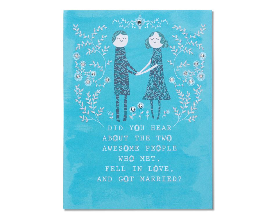 Happily Ever After Wedding Congratulations Card