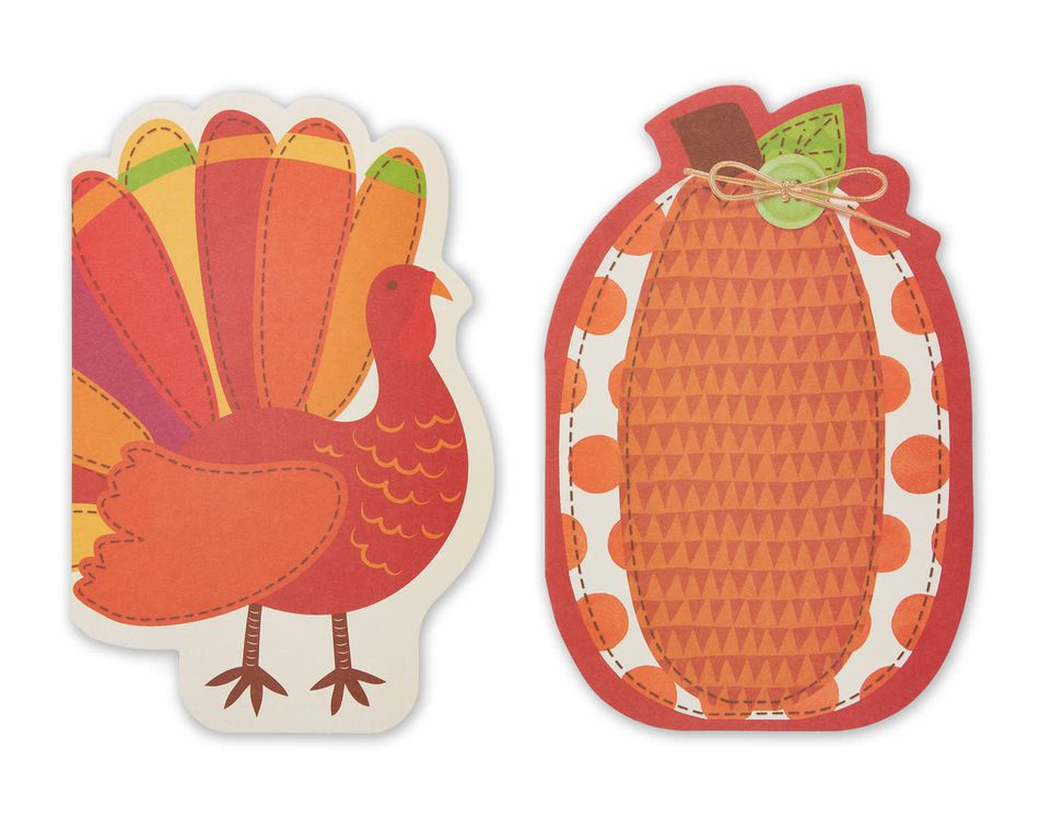 Turkey Thanksgiving Card, 6-Count