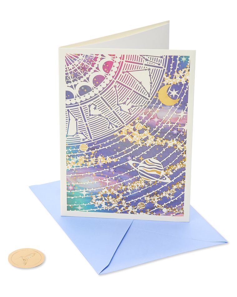 Constellation Friendship Blank Greeting Card