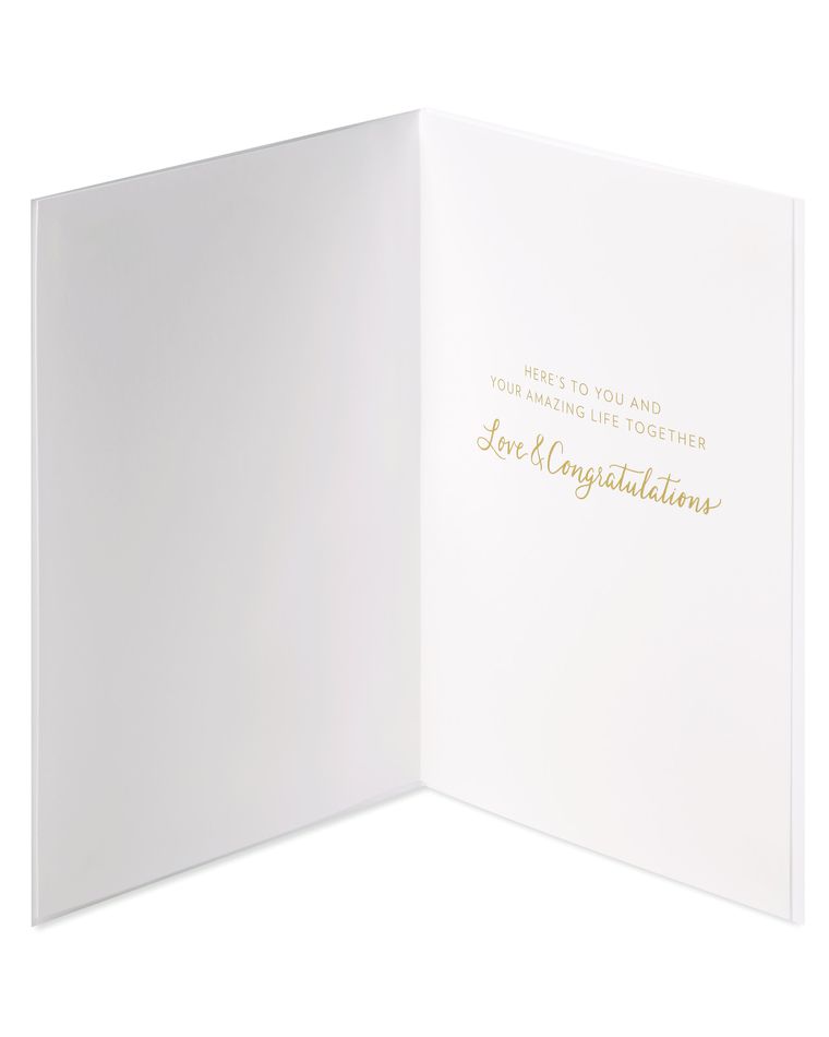 Your Amazing Life Together Wedding Greeting Card