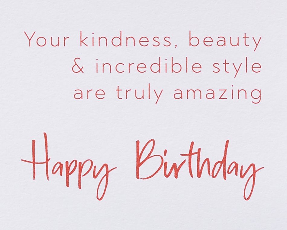 You're Truly Amazing Birthday Greeting Card