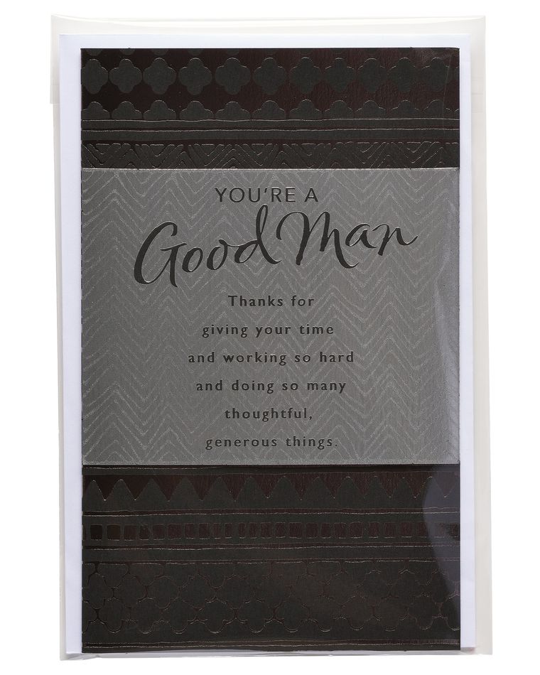 Good Man Father's Day Card 