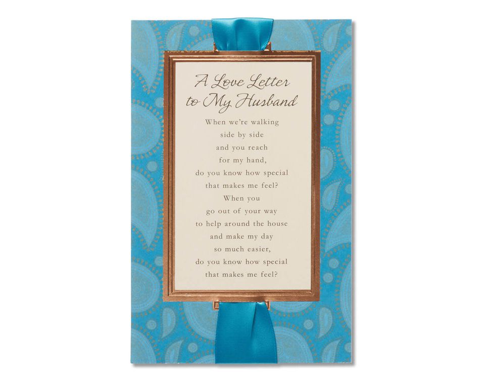 Love Letter Father's Day Card for Husband