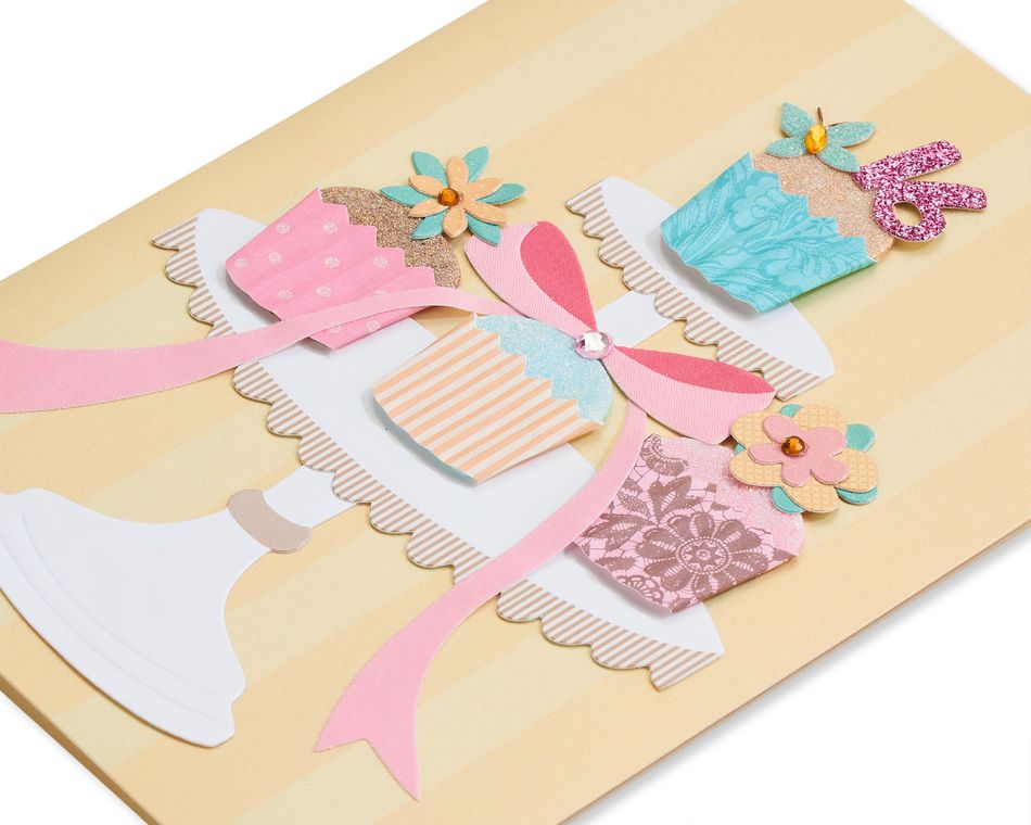 Sweet 16 Cupcakes Birthday Greeting Card 