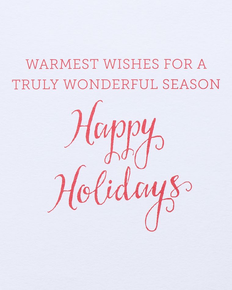 Truly Wonderful Season Holiday Greeting Card 