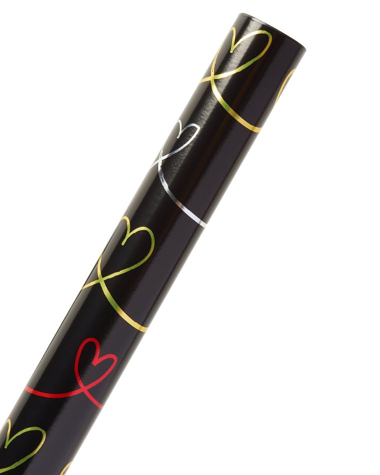 Hearts Scroll Wrapping Paper
