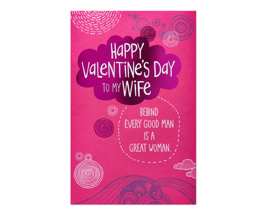 Funny Great Woman Valentine's Day Card for Wife