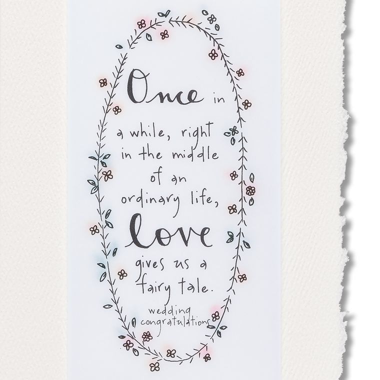 Fairy Tale Wedding Greeting Card