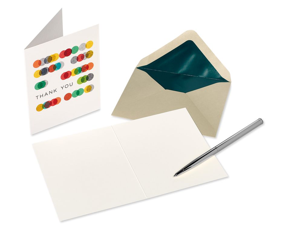 Art Pattern Boxed Blank Note Cards with Envelopes, 20-Count