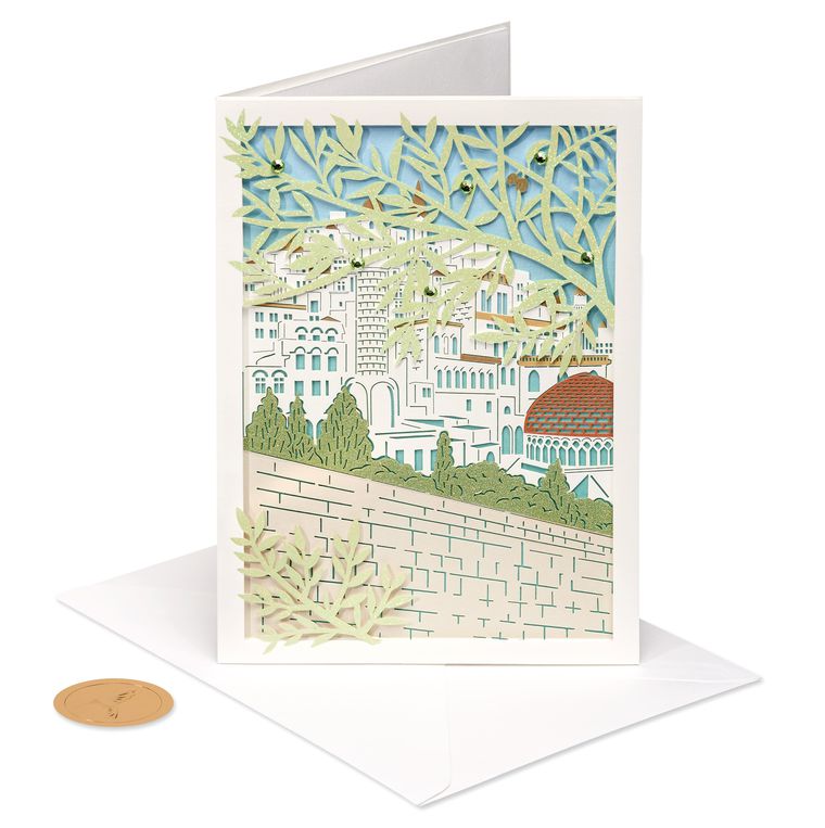 Wishes for a Wonderful Year Rosh Hashanah Greeting Card