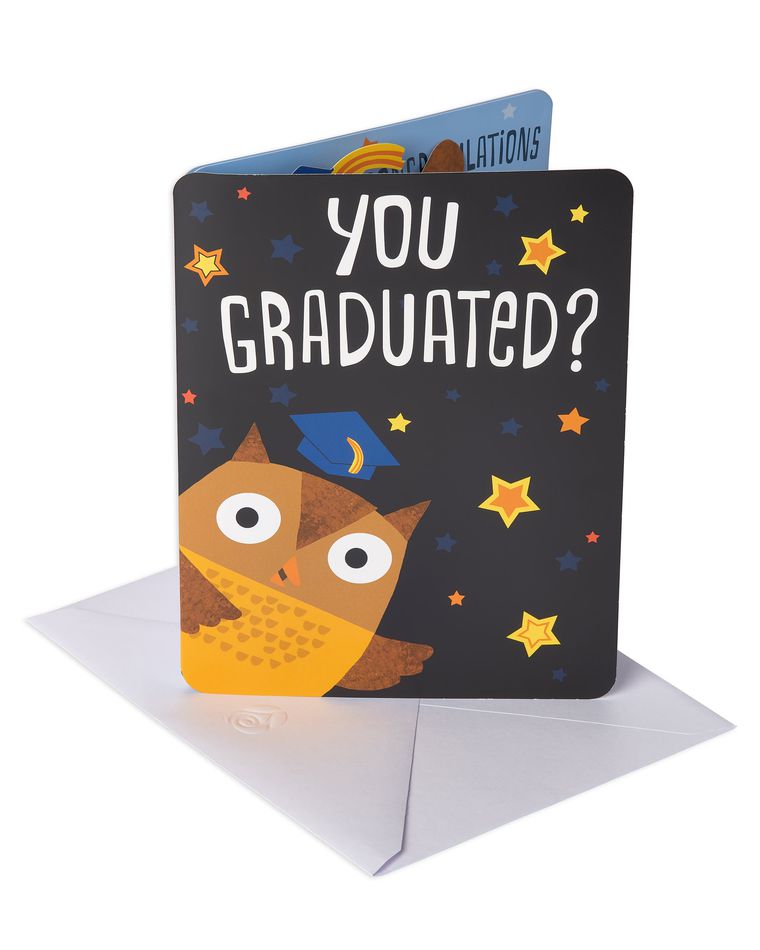 Owl Graduation Card