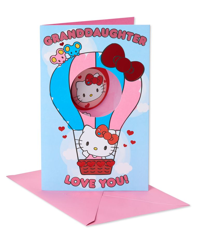 Hello Kitty Valentine's Day Card for Granddaughter
