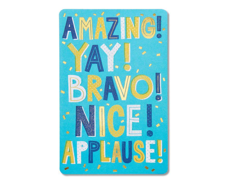 amazing blank card