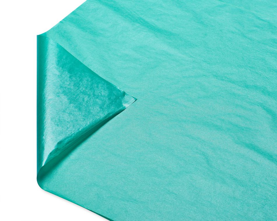 Shiny Blue Tissue Paper, 28-Sheets