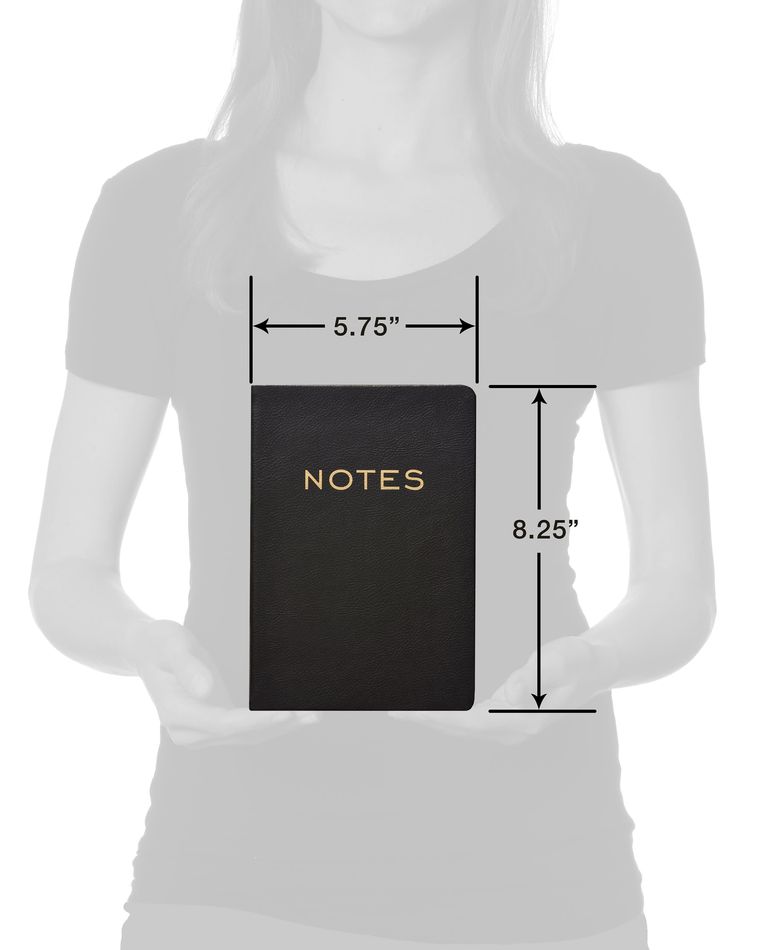 Eccolo Black & Gold Notes Journal