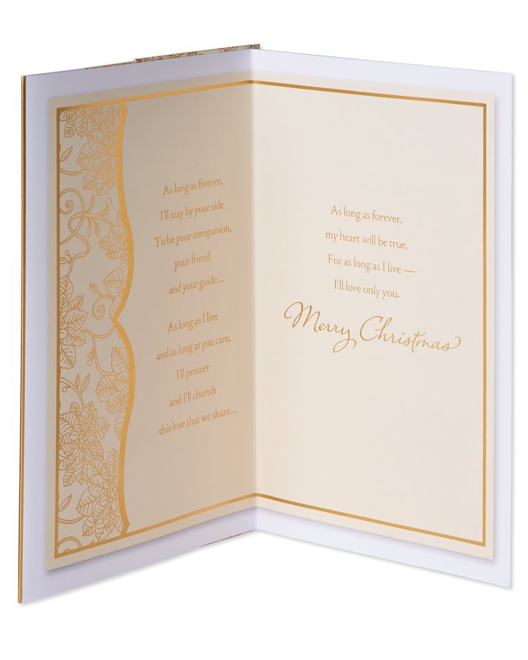 Christmas Promise Christmas Card for Wife 