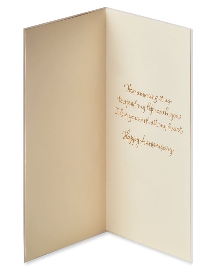 Love of My Life Anniversary Greeting Card for Wife or Husband