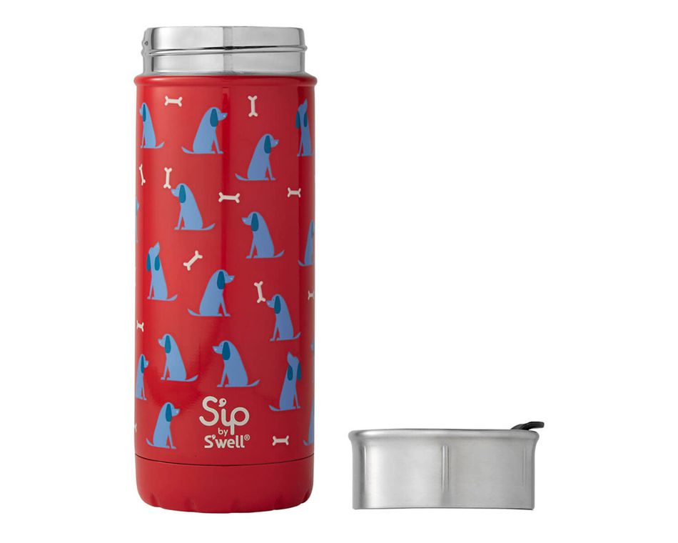 S’ip By S’well 16 Oz. Blue Dog Stainless Steel Travel Mug