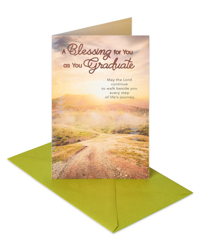 Religious Money and Gift Card Holder Graduation Card