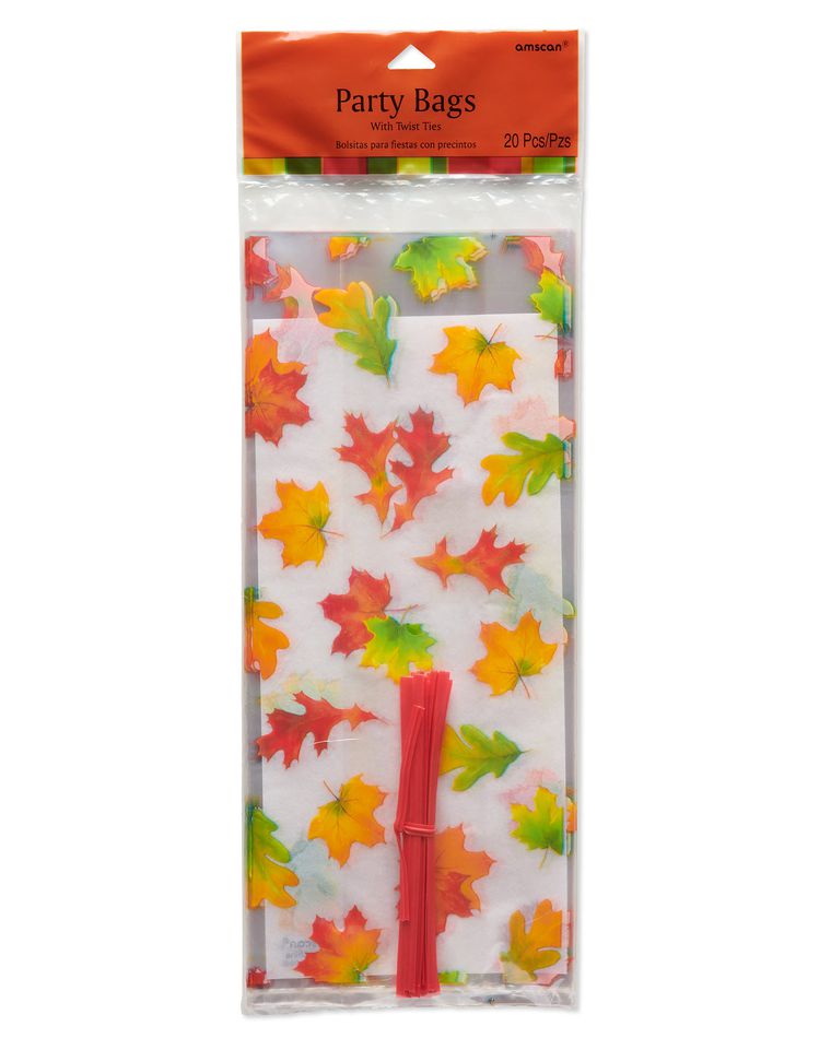 Harvest Leaves Treat Bags, 20-Count