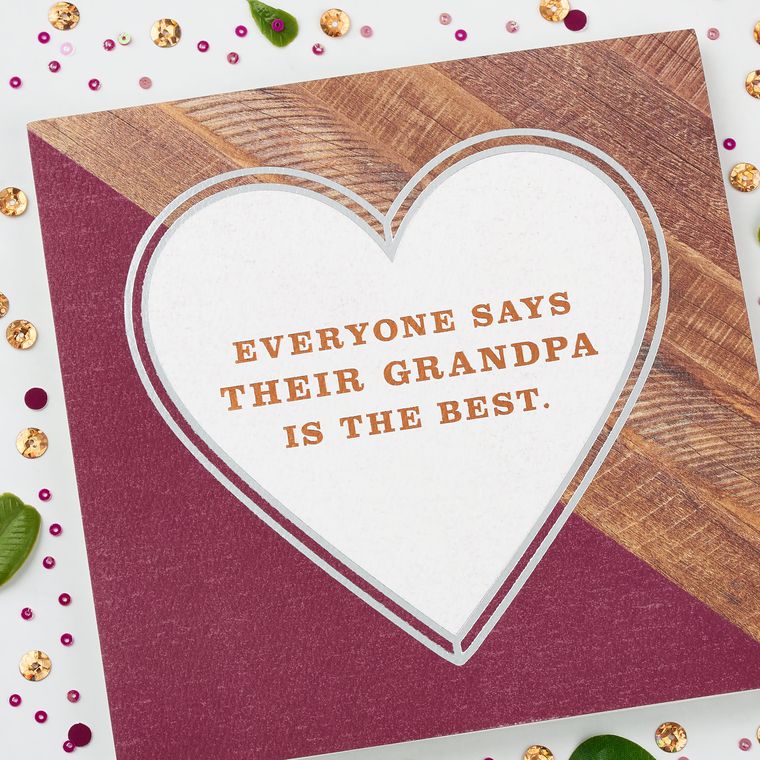 Best Grandpa Father's Day Card for Grandpa