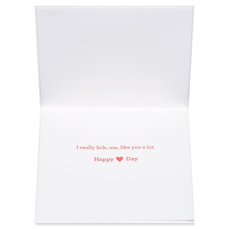 Kiss Kiss Funny Valentine's Day Greeting Card