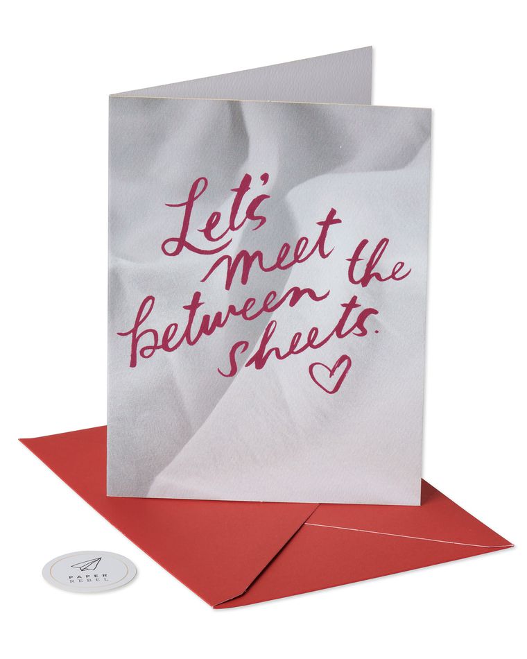 between sheets valentine's day card