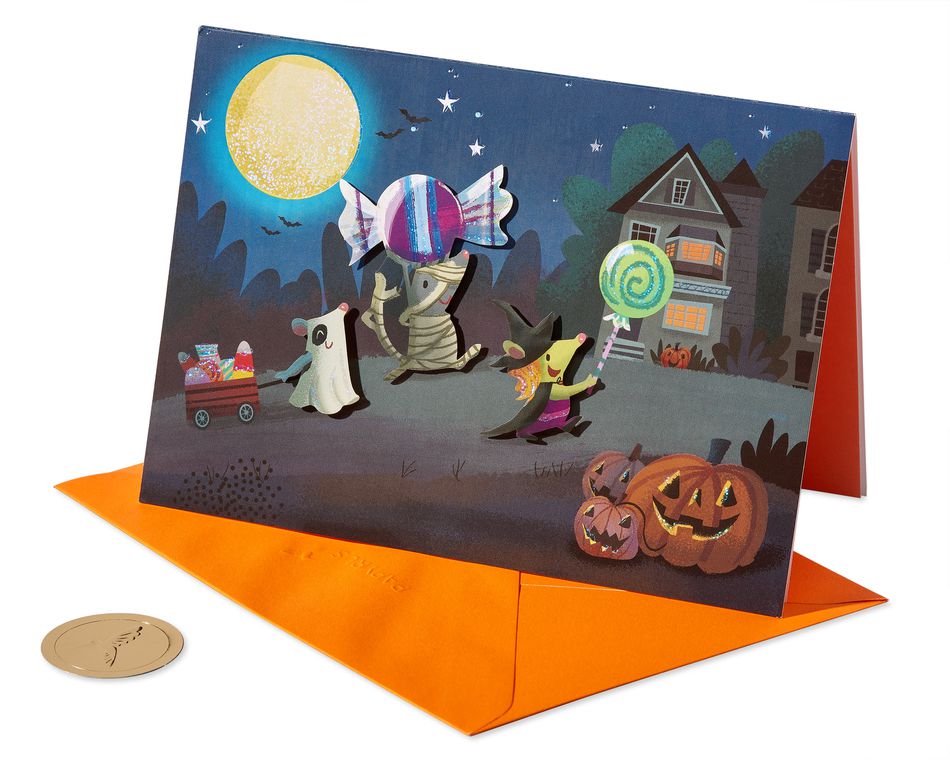 Sweet Wishes Halloween Greeting Card