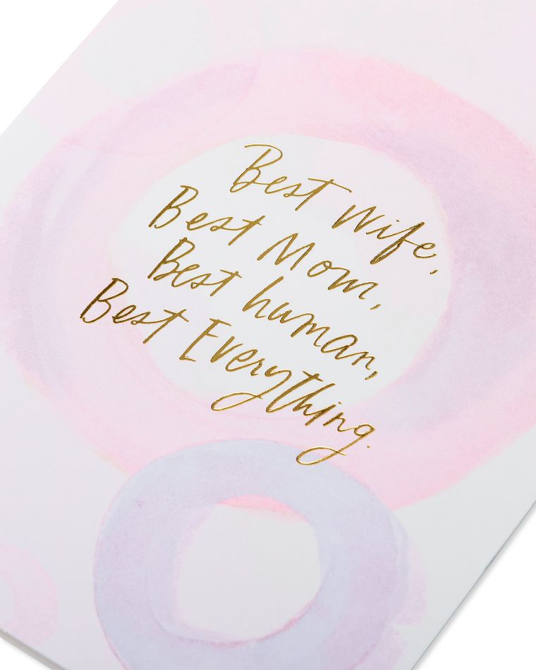 best everything romantic mother's day card