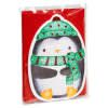 Penguin Christmas Note Cards and Envelopes, 25-Count