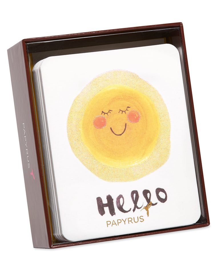 Hello Sunshine Boxed Cards and Envelopes, 20-Count