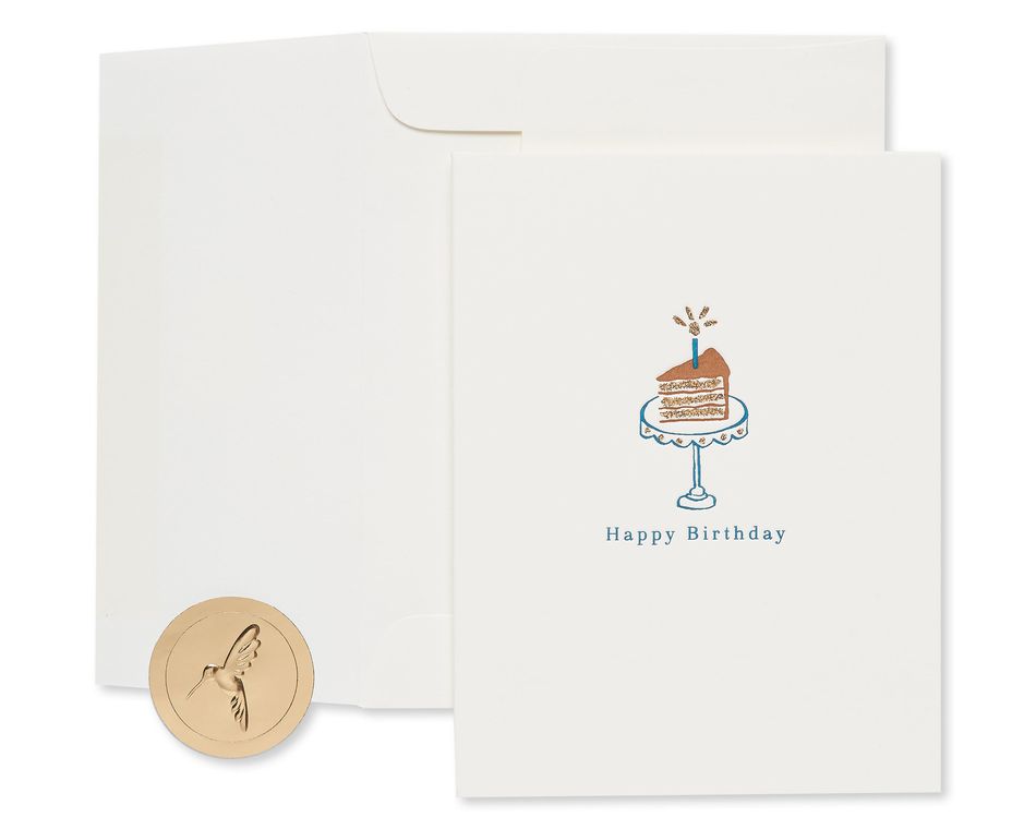 Cake Slice Birthday Greeting Card 